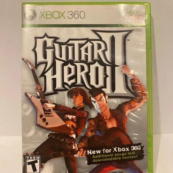 XBOX 360 Guitar Hero and Guitar Hero 2 video games - Picture 2 of 6